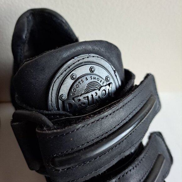 Destroy Vintage Rare Platform Black Shoes Boots Size 36 / US 6 - Picture 4 of 16